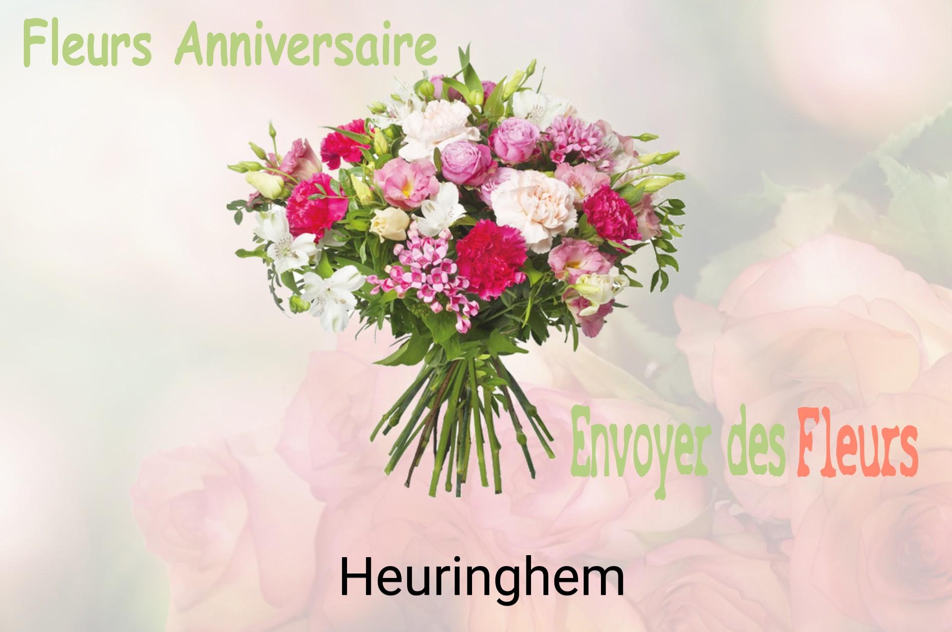 Bouquet de fleurs d’anniversaire livré à Heuringhem